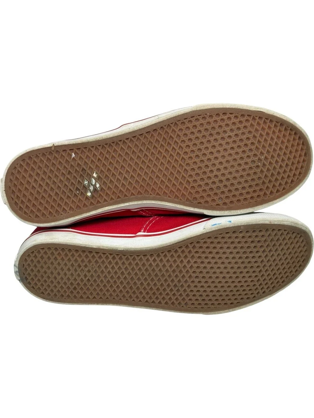 VANS OFF THE WALL UNISEX LOW SNEAKER Mens 5.5 Womens 7 Laces Red / Dark Pink